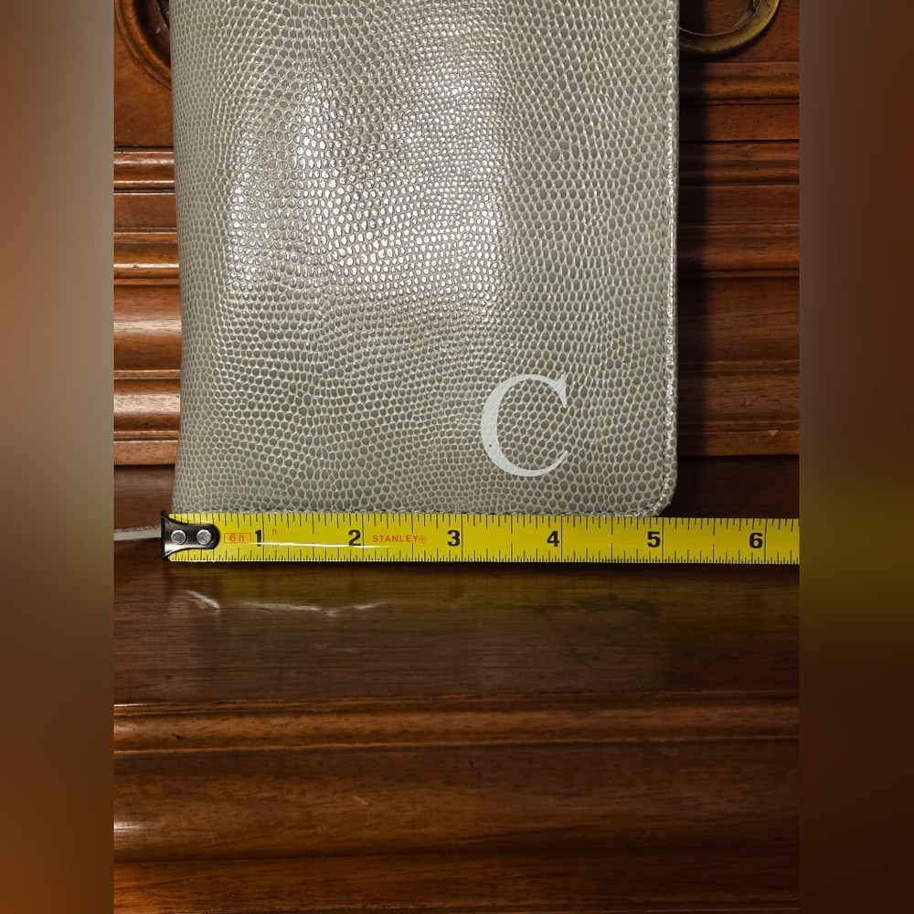 Pottery Barn Mckenna Travel Jewelry Case Binder, Gray - Picture 5 of 10